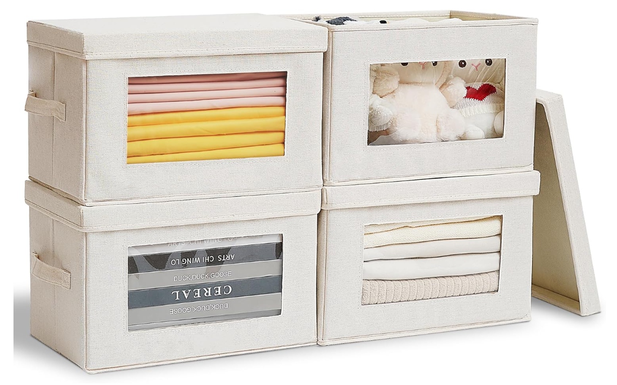 Storage Bins with Lids