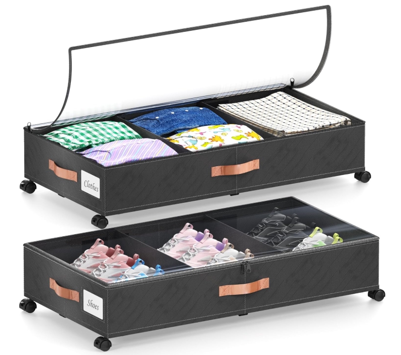 Under Bed Storage with Wheels